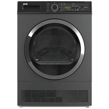 სარეცხის საშრობი მანქანა Vox TDM-810T1G, 8Kg, B, Washing dryer, Gray