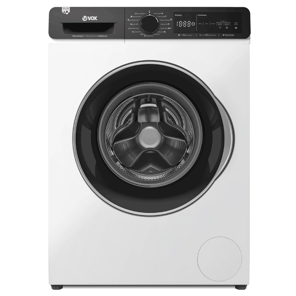 სარეცხი მანქანა Vox WM1288-SAT2T15D, 8Kg, D, 1200Rpm, Washing Machine, White