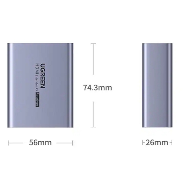 UGREEN CM455 (20519), Expansion cable with Ethernet 70M Supports FullHD