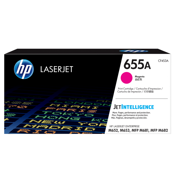 კარტრიჯი HP CF453A 655A , Toner Cartridge, 10500P, Magenta