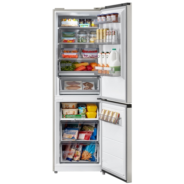 მაცივარი Midea MDRB470MGF33OM, 320L, A+, No Frost, Refrigerator, Silver