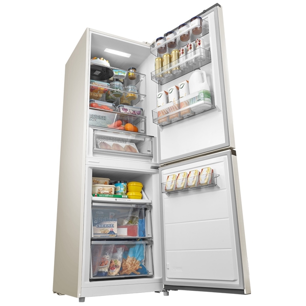 მაცივარი Midea MDRB470MGF33OM, 320L, A+, No Frost, Refrigerator, Silver