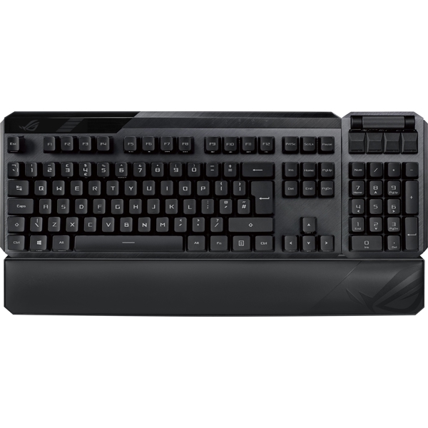 კლავიატურა Asus 90MP01W0-BKUA01 ROG Claymore II, Wired, RGB, USB, Gaming Keyboard, Black