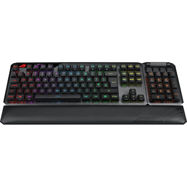 კლავიატურა Asus 90MP01W0-BKUA01 ROG Claymore II, Wired, RGB, USB, Gaming Keyboard, Black