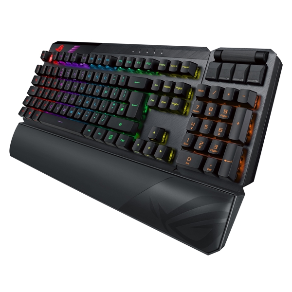 კლავიატურა Asus 90MP01W0-BKUA01 ROG Claymore II, Wired, RGB, USB, Gaming Keyboard, Black