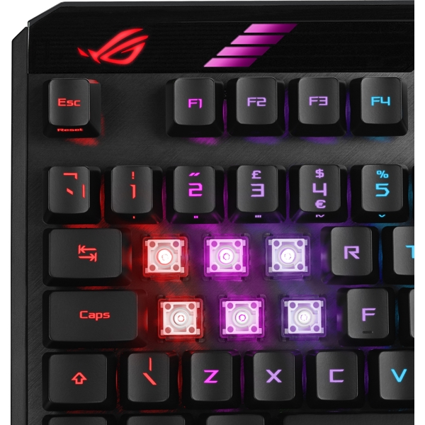 Asus 90MP01W0-BKUA01 ROG Claymore II, Wired, RGB, USB, Gaming Keyboard, Black