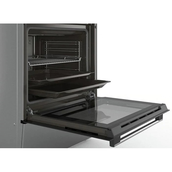 გაზქურა Bosch HXC39AG50Q, 3G+1E, Oven Gas, Stainless Steel