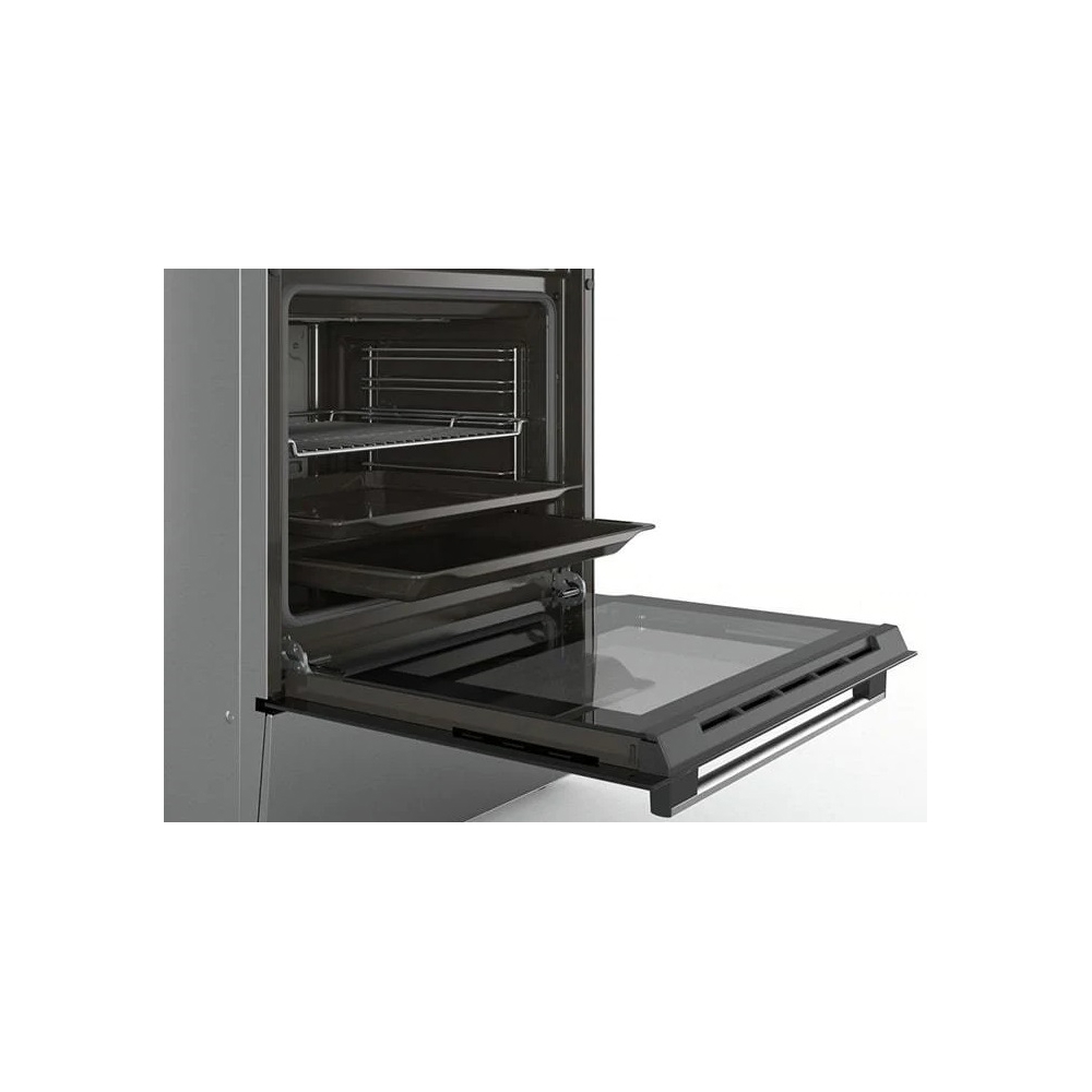 გაზქურა Bosch HXC39AG50Q, 3G+1E, Oven Gas, Stainless Steel