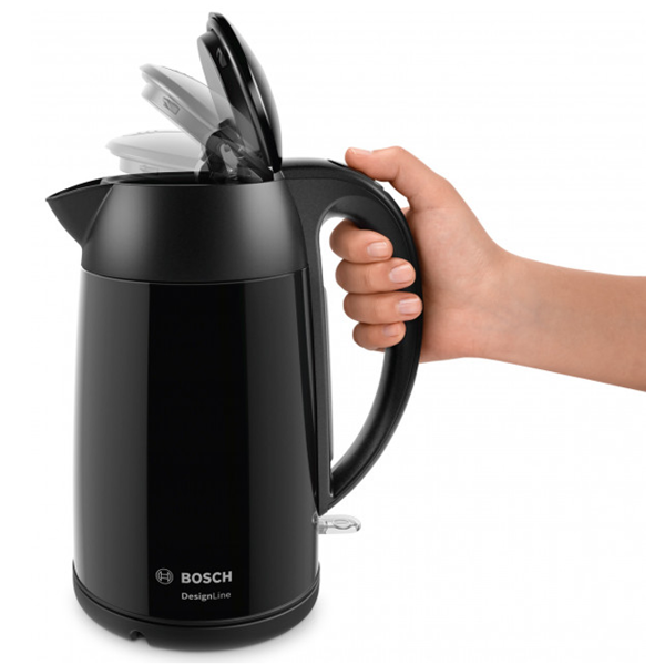 Bosch TWK3P423, 2400W, 1.7L, Electric Kettle, Black