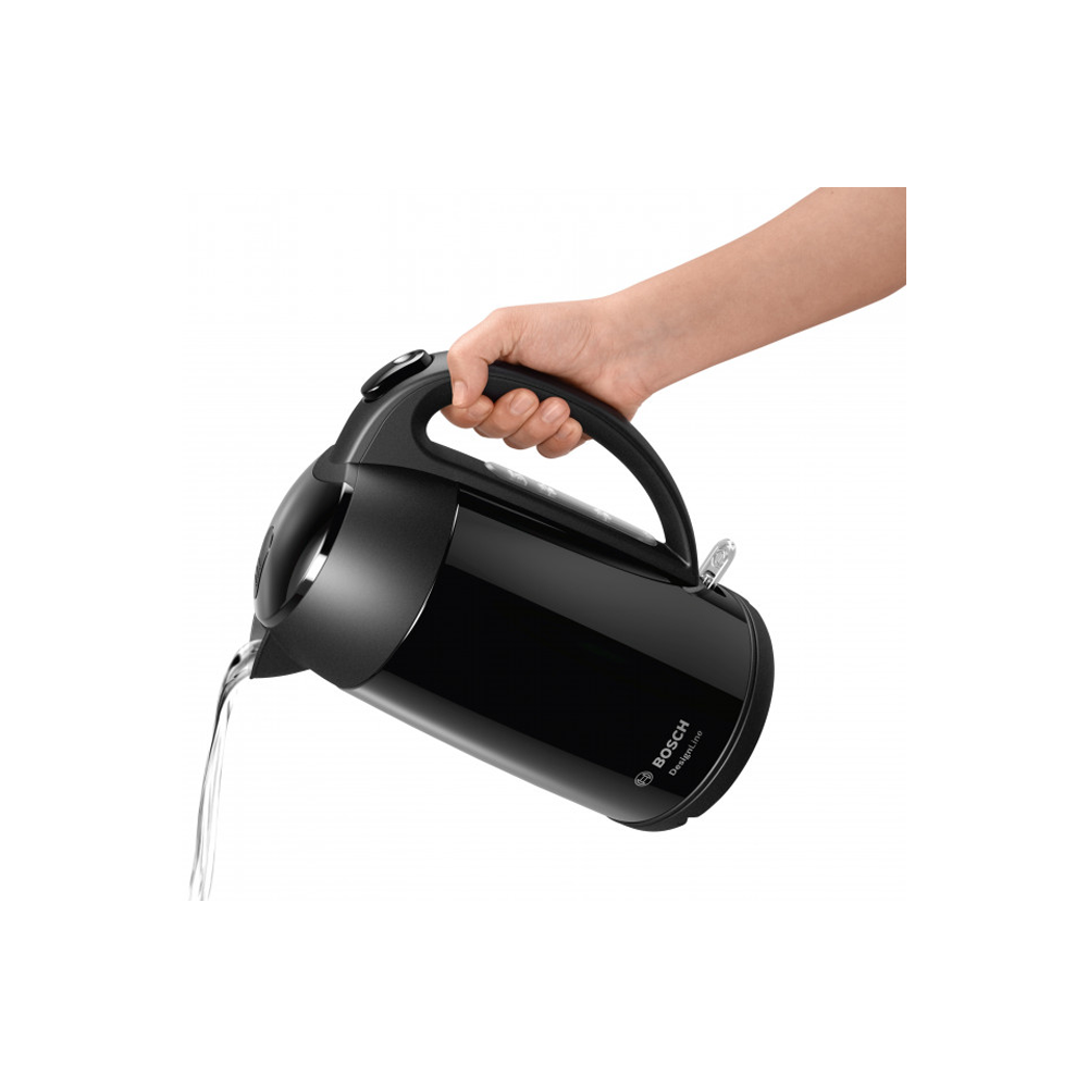 ელექტრო ჩაიდანი Bosch TWK3P423, 2400W, 1.7L, Electric Kettle, Black