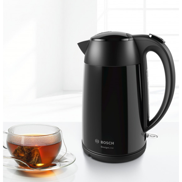 Bosch TWK3P423, 2400W, 1.7L, Electric Kettle, Black