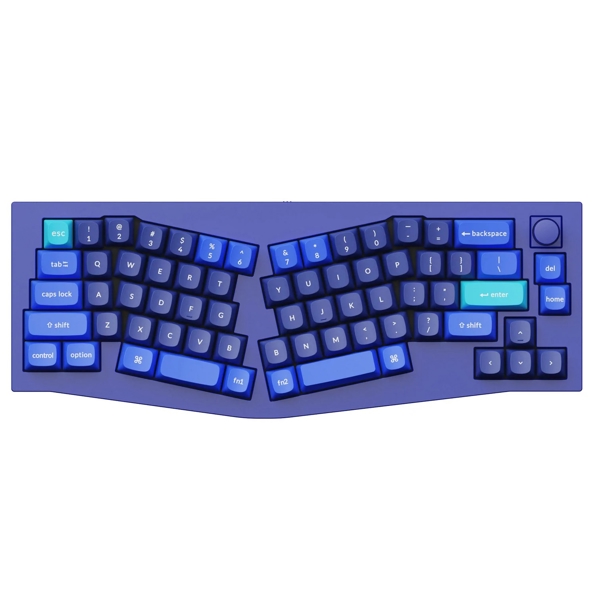 კლავიატურა Keychron Q803, Gateron G pro Brown, Wired, RGB, USB, Gaming Keyboard, Blue