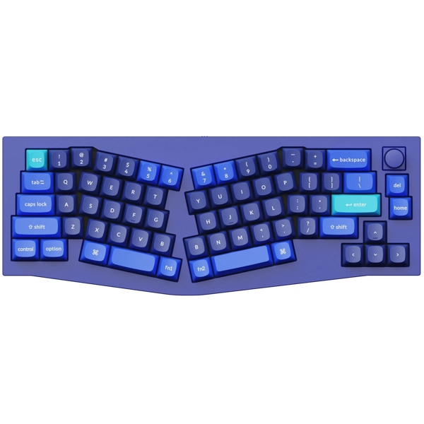 კლავიატურა Keychron Q8O1, Gateron G pro Red, Wired, RGB, USB, Gaming Keyboard, Blue