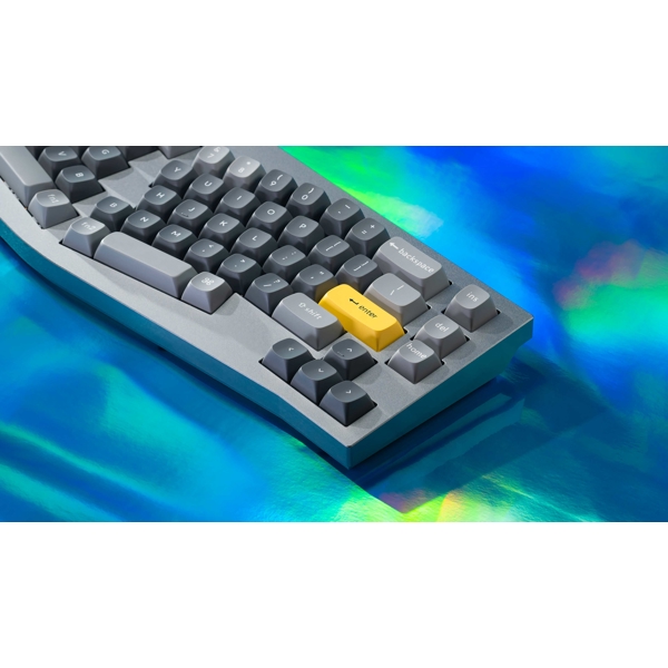 კლავიატურა Keychron Q8N1, Gateron G pro Red, Wired, RGB, USB, Gaming Keyboard, Gray