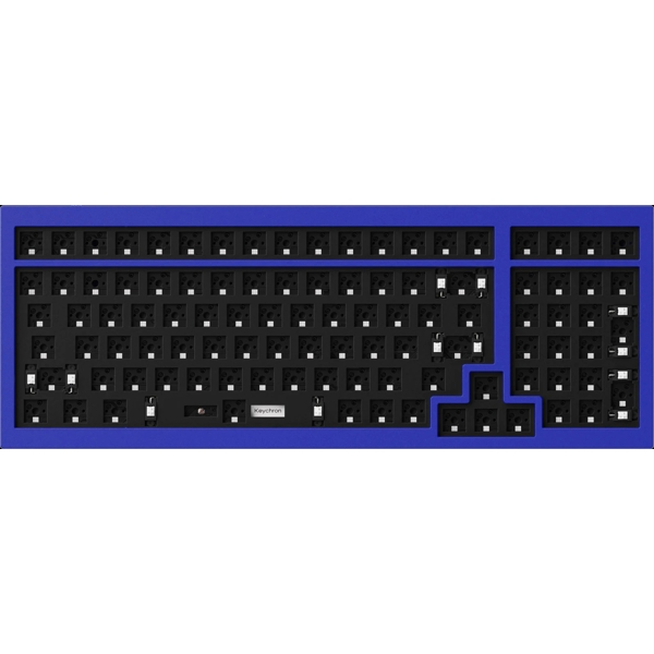 კლავიატურა Keychron Q5O3Z, Gateron G pro Brown, Wired, RGB, USB, Gaming Keyboard, Blue