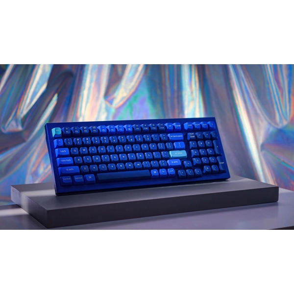 კლავიატურა Keychron Q5O3Z, Gateron G pro Brown, Wired, RGB, USB, Gaming Keyboard, Blue