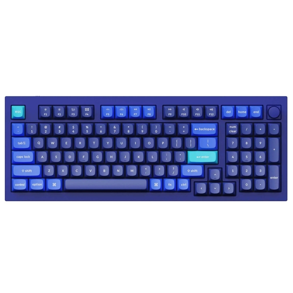 კლავიატურა Keychron Q5O2Z, Gateron G pro Blue, Wired, RGB, USB, Gaming Keyboard, Blue