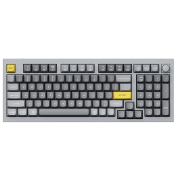 კლავიატურა Keychron Q5N3Z, Gateron G pro Brown, Wired, RGB, USB, Gaming Keyboard, Gray