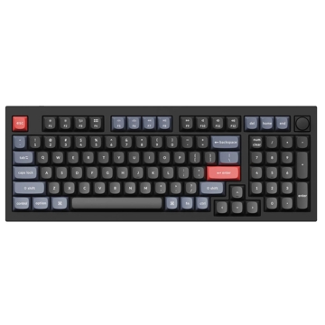 კლავიატურა Keychron Q5M3Z, Gateron G pro Brown, Wired, RGB, USB, Gaming Keyboard, Black