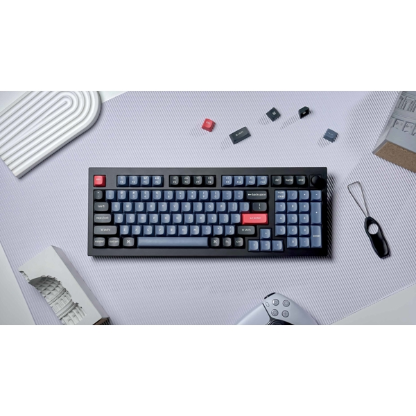 კლავიატურა Keychron Q5M3Z, Gateron G pro Brown, Wired, RGB, USB, Gaming Keyboard, Black