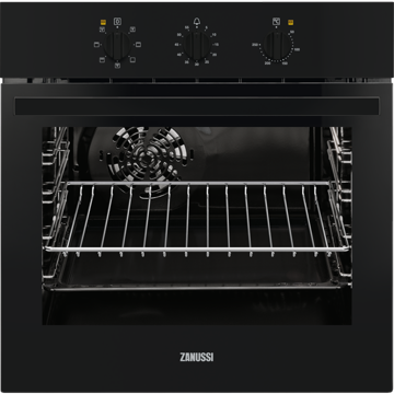 ჩასაშენებელი ელექტრო ღუმელი Zanussi ZOB21601BV, 57L, Built-In, Black