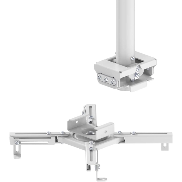 პროექტორის საკიდი LogiLink BP0158, Ceiling Mount For Projector, From 70cm to 110cm, White