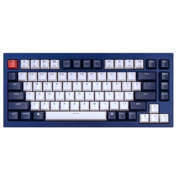 კლავიატურა Keychron Q1O3, Gateron Phantom Brown, Wired, RGB, USB, Gaming Keyboard, Blue