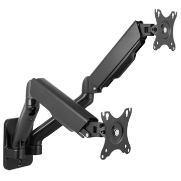 მონიტორის საკიდი LogiLink  BP0146, 17"-32″, Dual Monitor Wall Mount, Black