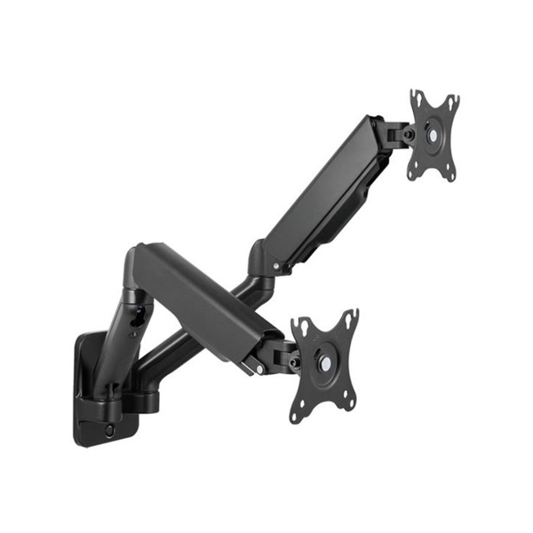 მონიტორის საკიდი LogiLink  BP0146, 17"-32″, Dual Monitor Wall Mount, Black