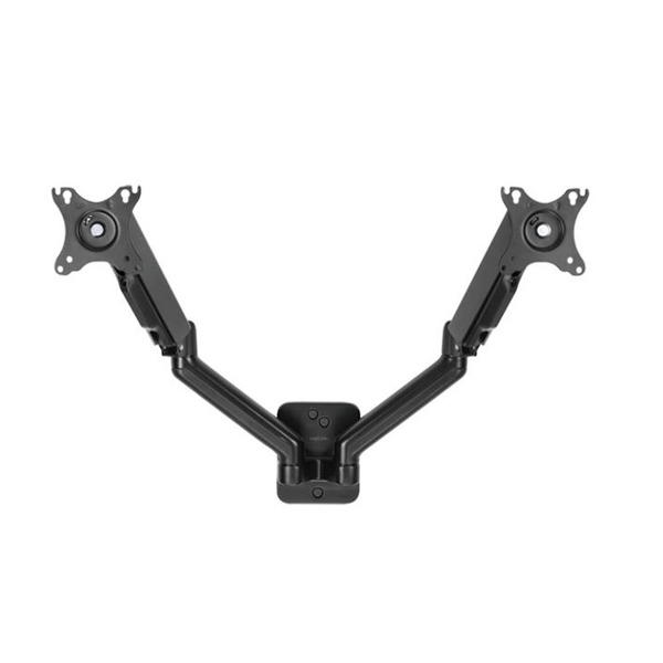 მონიტორის საკიდი LogiLink  BP0146, 17"-32″, Dual Monitor Wall Mount, Black