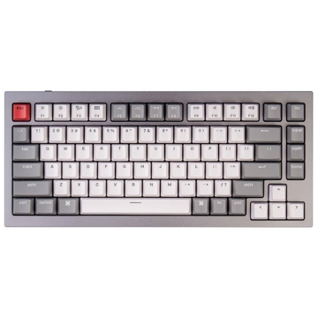 კლავიატურა Keychron Q1N3, Gateron Phantom Brown, Wired, RGB, USB, Gaming Keyboard, Gray