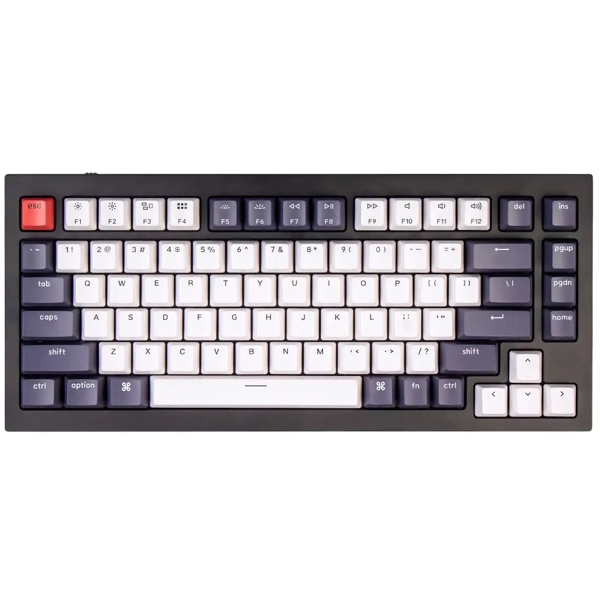 კლავიატურა Keychron Q1M3, Gateron Phantom Brown, Wired, RGB, USB, Gaming Keyboard, Black