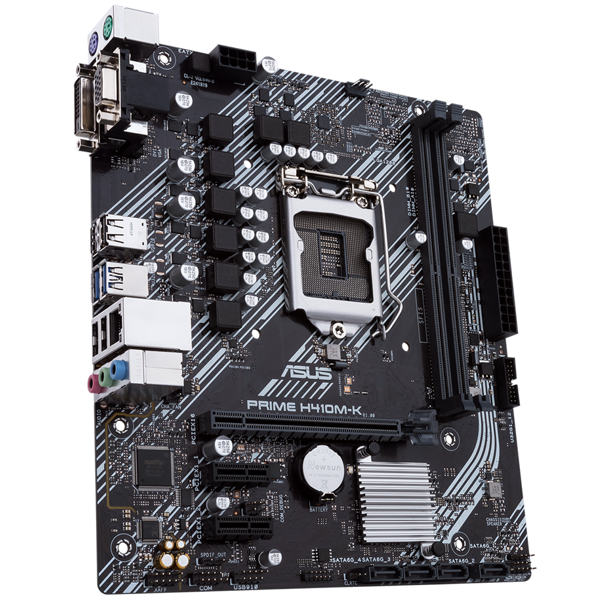 დედა დაფა Asus H410M−K Prime, LGA 1200, DDR4, 64GB