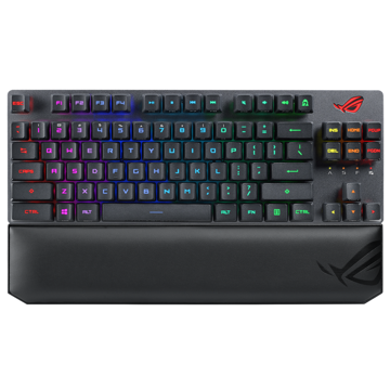 Asus 90MP02J0-BKUA01 ROG Strix Scope, Wired, RGB, USB, Bluetooth, Gaming Keyboard, Black