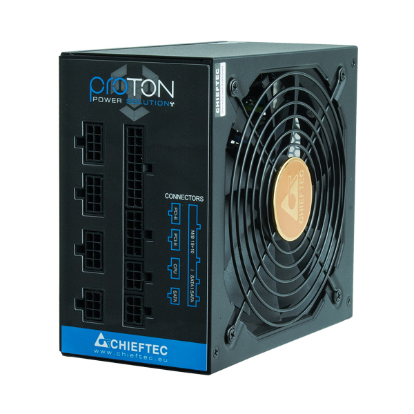 კვების ბლოკი Chieftec BDF-1000C Proton, 1000W, 80 Plus, Power Supply, Black