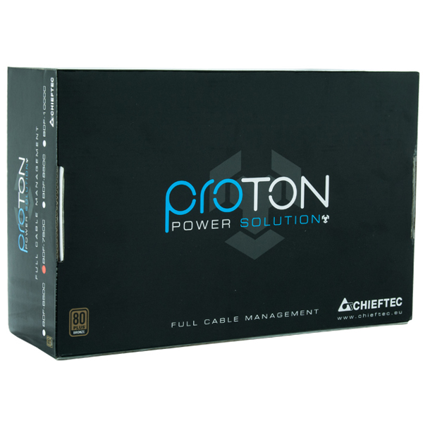 კვების ბლოკი Chieftec BDF-1000C Proton, 1000W, 80 Plus, Power Supply, Black