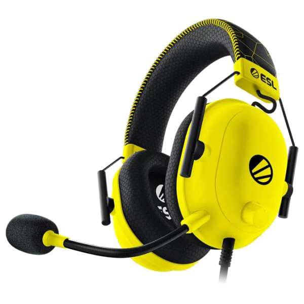 ყურსასმენი Razer RZ04-03230500-R3M1 BlackShark V2, Gaming Headset, Wired, 3.5mm, Black/Yellow