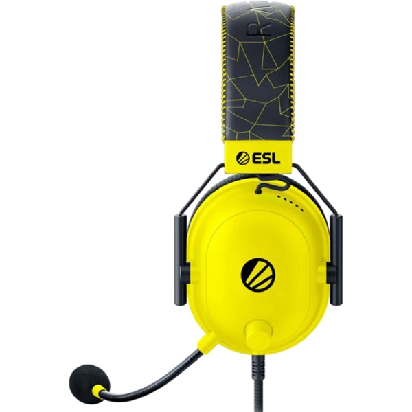 ყურსასმენი Razer RZ04-03230500-R3M1 BlackShark V2, Gaming Headset, Wired, 3.5mm, Black/Yellow