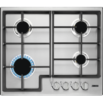 ჩასაშენებელი ქურის ზედაპირი Zanussi GPZ263SS, Built-in, Silver