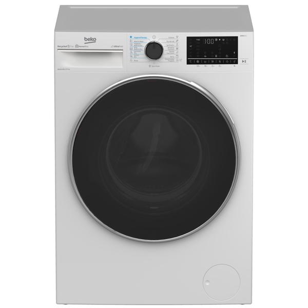 სარეცხი+საშრობი მანქანა Beko B5DF T 59447 W, 9KG, A++, 1400Rpm, 76Db, Washing+Dryer Machine, White