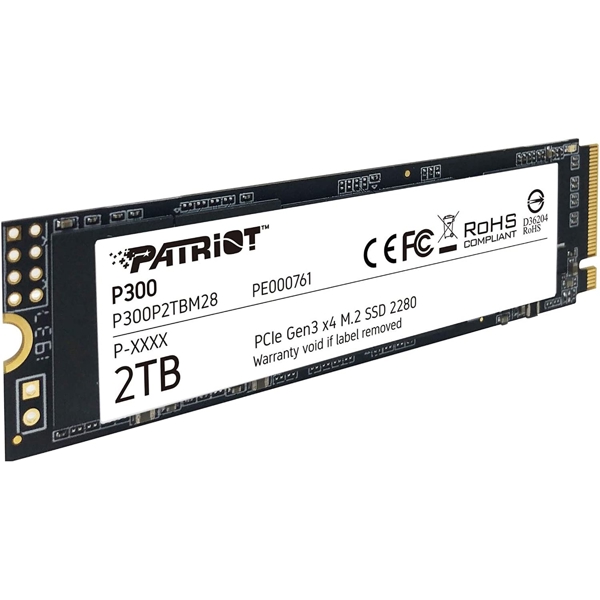 მყარი დისკი Patriot P300P2TBM28 P300, 2TB, Hard Drive