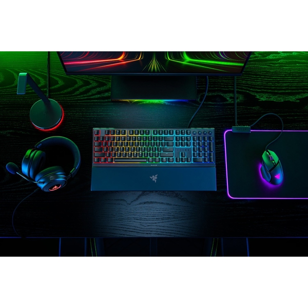 კლავიატურა Razer RZ03-04460800-R3R1 Ornata V3, Wired, RGB, USB, Gaming Keyboard, Black