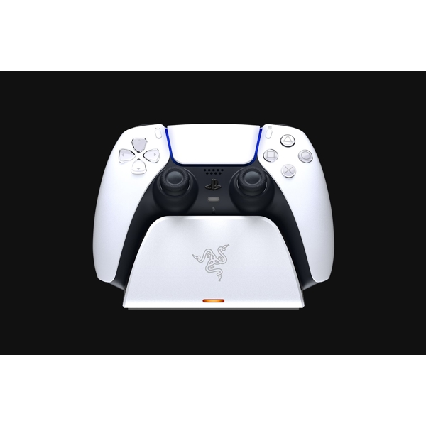 ჯოისტიკის დამტენი Razer RC21-01900100-R3M1, Charging Stand for PlayStation 5, USB-C, White