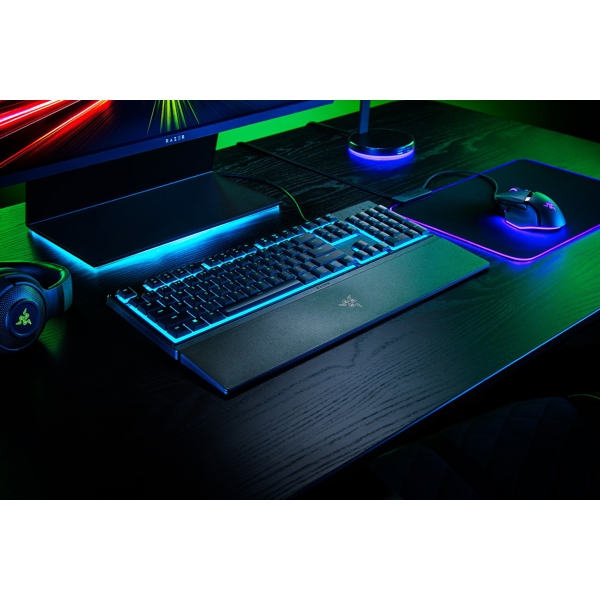 კლავიატურა Razer RZ03-04470800-R3R1 Ornata V3 X, Wired, RGB, USB, Gaming Keyboard, Black