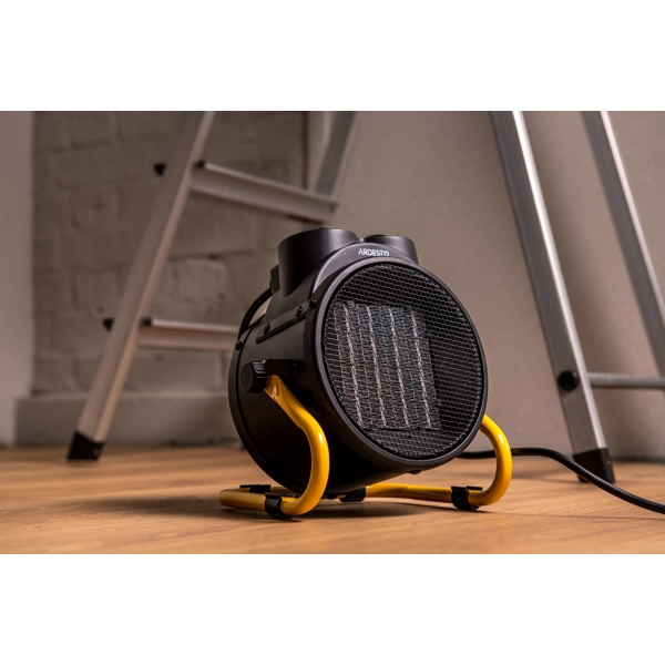 ელექტრო გამათბობელი Ardesto IFH-02B, 2000W, 20m², Electric Heater, Black/Yellow