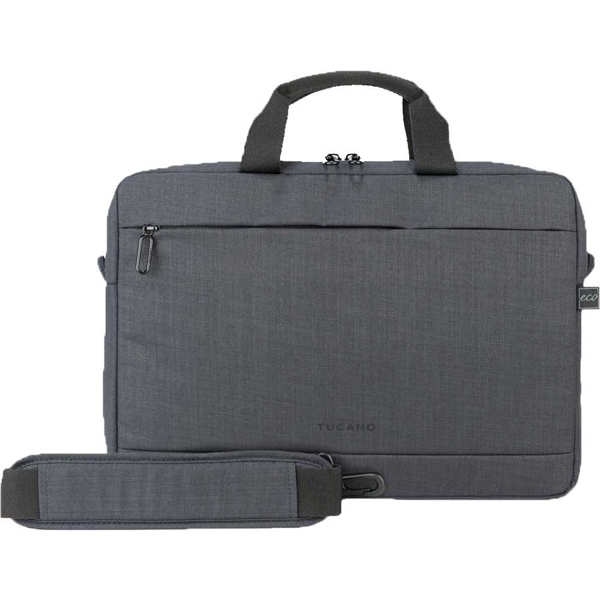 ნოუთბუქის ჩანთა Tucano BSTOP1314-BK Stop, 14", Laptop Bag, Black