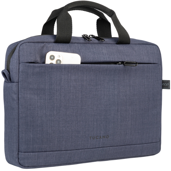 ნოუთბუქის ჩანთა Tucano BSTOP1112-B, 12", Laptop Bag, Blue