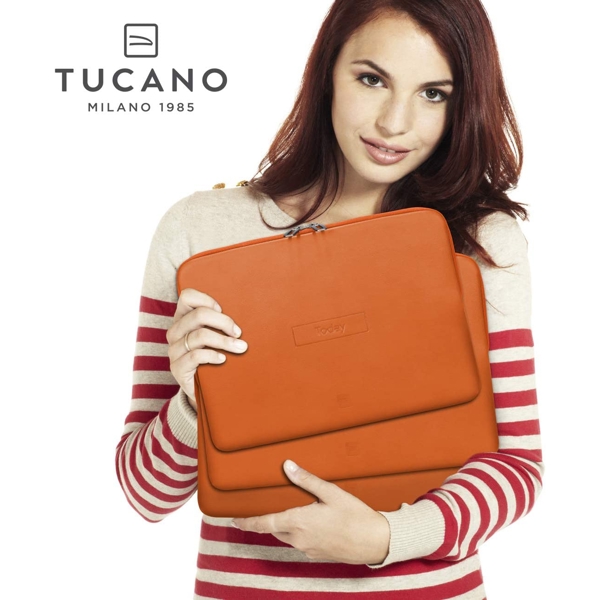 Tucano BFTO1112-O Today, 12", Laptop Sleeve, Orange