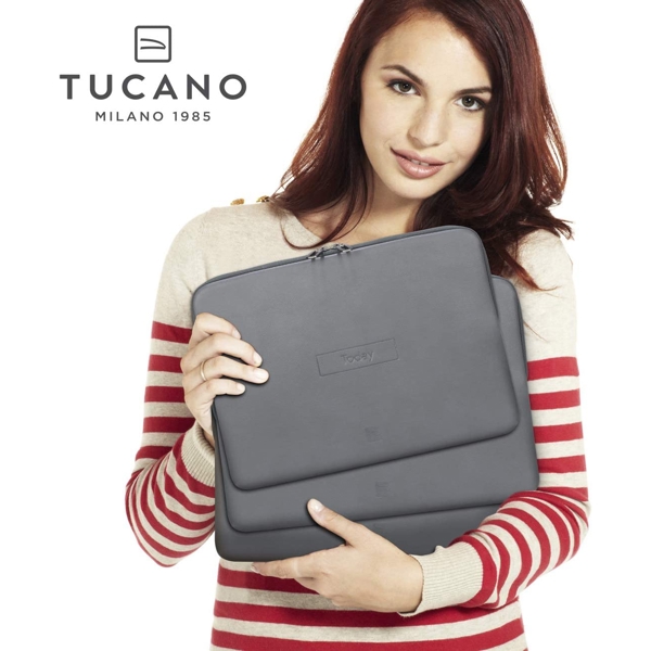 Tucano BFTO1112-G Today, 12", Laptop Sleeve, Gray