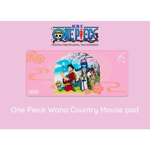 მაუსის პადი Akko One Piece Wano Country, Gaming Mouse Pad, XXL, Pink